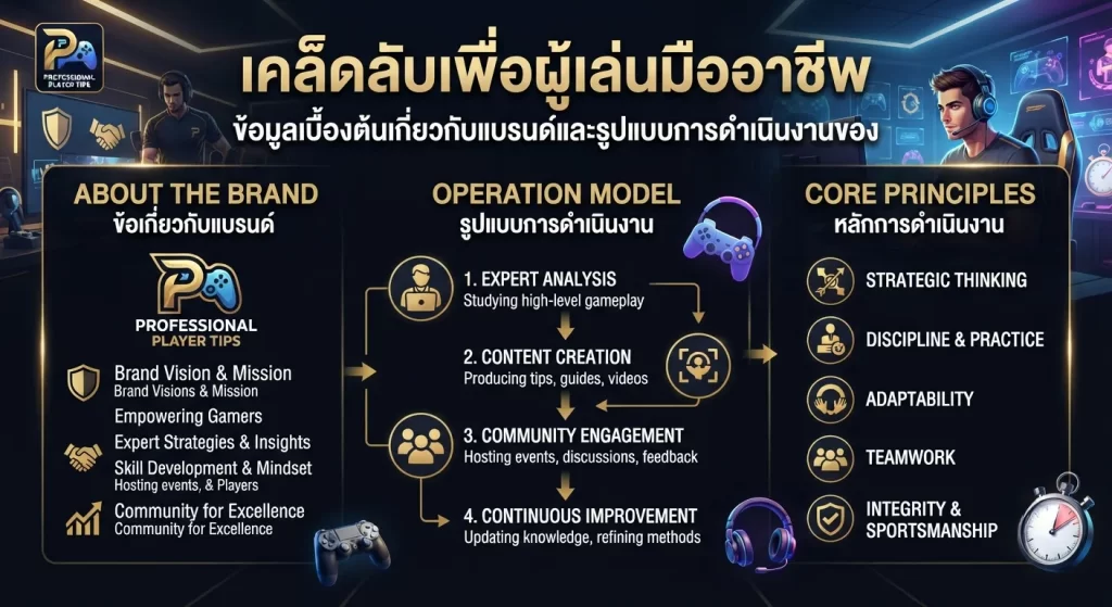 เคล็ดลับเพื่อผู้เล่นมืออาชีพ